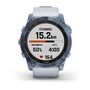 Мультиспорт.часы Garmin Fenix 7x Sapphire Solar, DLC-покрытие,синие с белым ремешком (010-02541-15) #5