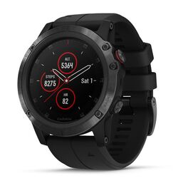 Спортивные часы garmin fenix 5x plus sapphire черные с черным ремешком. Артикул: 010-01989-01