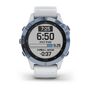 Мультиспортивные часы Garmin Fenix 6 Pro Solar с GPS, синий минерал с белым ремешком (010-02410-19) #2