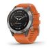 garmin fenix 6 sapphire часы с gps, титановый с оранжевым ремешком. Артикул: 010-02158-14