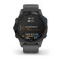 Мультиспортивные часы Garmin Fenix 6 Pro Solar с GPS, черный с серым ремешком (010-02410-11) #6