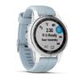 Мультиспортивные часы Garmin Fenix 5S PLUS Glass серебр./черн. с голуб. ремешком (010-01987-23) #2