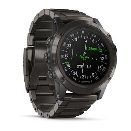 Навигатор-часы для пилотов Garmin D2 delta PX с титановым ремешком (010-01989-31) #2