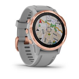 Мультиспортивные часы Garmin Fenix 6S Sapphire с GPS, розов.золото с серым ремешком (010-02159-21) #2