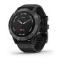 garmin fenix 6 sapphire часы с gps, серые с черным ремешком. Артикул: 010-02158-11