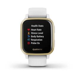 Смарт-часы Garmin Venu Sq NFC золотистый безель с белым ремешком (010-02427-11) #7