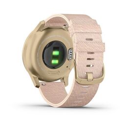 Часы с трекером активности Garmin VivoMove Style золотистый с роз. плетеным ремешком (010-02240-22) #5