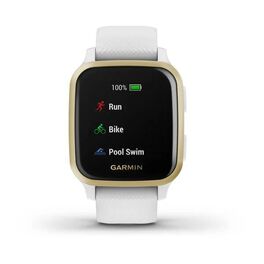 Смарт-часы Garmin Venu Sq NFC золотистый безель с белым ремешком (010-02427-11) #4