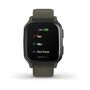 Смарт-часы Garmin Venu Sq NFC Music с серым безелем и темно-зеленым ремешком (010-02426-13) #4
