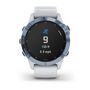 Мультиспортивные часы Garmin Fenix 6 Pro Solar с GPS, синий минерал с белым ремешком (010-02410-19) #5