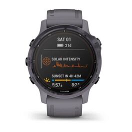 Мультиспортивные часы Garmin Fenix 6S Pro Solar GPS, аметистовый с темно-серым ремешк (010-02409-15) #6