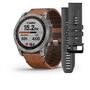 Мультиспорт.часы garmin fenix 7x sapphire solar, титан, с кожаным каштановым ремешком. Артикул: 010-02541-19 Мультиспорт.часы garmin fenix 7x sapphire solar, титан, с кожаным каштановым ремешком. Артикул: 010-02541-19
