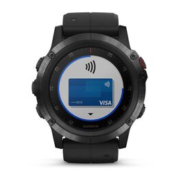 Мультиспортивные часы Garmin Fenix 5x PLUS Sapphire RUSSIA черные с черным ремешком (010-01989-11) #5