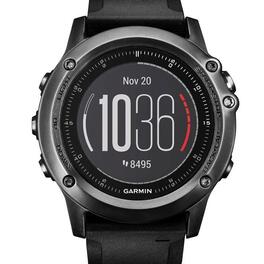 Навигатор-часы Garmin Fenix 3 Sapphire HR серый с черным силикон. браслетом HRM-Run (010-01338-74) #2