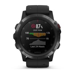 Мультиспортивные часы Garmin Fenix 5x PLUS Sapphire черные с черным ремешком (010-01989-01) #3