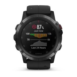 Мультиспортивные часы Garmin Fenix 5x PLUS Sapphire RUSSIA черные с черным ремешком (010-01989-11) #3