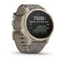 Мультиспортивные часы Garmin Fenix 6S Pro Solar GPS, золотист. с серым замш. ремешком (010-02409-26) #1 Мультиспортивные часы Garmin Fenix 6S Pro Solar GPS, золотист. с серым замш. ремешком (010-02409-26) #1