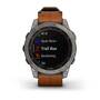 Мультиспорт.часы Garmin Fenix 7 Sapphire Solar, титан, с кожаным каштановым ремешком (010-02540-31) #6 Мультиспорт.часы Garmin Fenix 7 Sapphire Solar, титан, с кожаным каштановым ремешком (010-02540-31) #6
