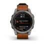 Мультиспорт.часы Garmin Fenix 7 Sapphire Solar, титан, с кожаным каштановым ремешком (010-02540-31) #1 Мультиспорт.часы Garmin Fenix 7 Sapphire Solar, титан, с кожаным каштановым ремешком (010-02540-31) #1
