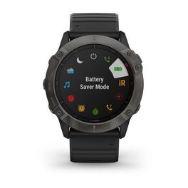 Мультиспортивные часы Garmin Fenix 6X Sapphire с GPS, серые с черным ремешком (010-02157-11) #6