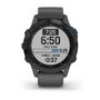 Мультиспортивные часы Garmin Fenix 6 Pro Solar с GPS, черный с серым ремешком (010-02410-11) #2
