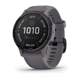 Мультиспортивные часы garmin fenix 6s pro solar gps, аметистовый с темно-серым ремешк. Артикул: 010-02409-15