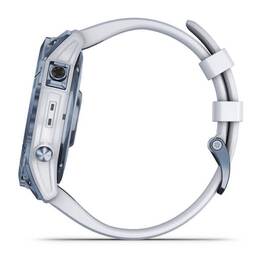 Мультиспорт.часы Garmin Fenix 7x Sapphire Solar, DLC-покрытие,синие с белым ремешком (010-02541-15) #9