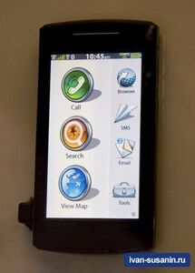 GPS телефон Garmin Nuvifone - очередная порция подробностей