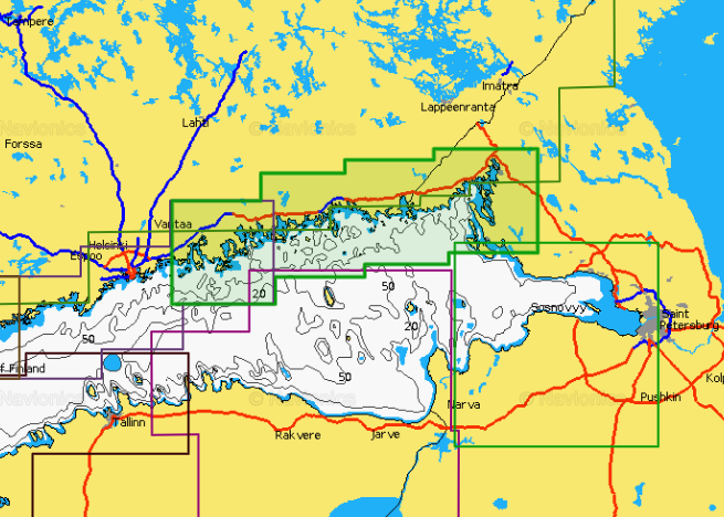 Навионикс карта глубин финского залива