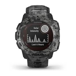 Защищенные GPS-часы Garmin Instinct Solar, цвет Graphite Camo (010-02293-05) #1