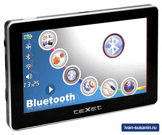 GPS-навигатор teXet TN-705 с Bluetooth, плеером и FM-трансмиттером