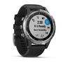 Мультиспортивные часы Garmin Fenix 5 PLUS Glass RUSSIA серебристые с черным ремешком (010-01988-17) #2