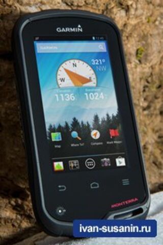 Навигатор на Андроиде Garmin Monterra