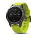 Часы garmin fenix 5 с gps серые с желтым ремешком. Артикул: 010-01688-02