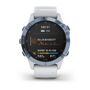 Мультиспортивные часы Garmin Fenix 6 Pro Solar с GPS, синий минерал с белым ремешком (010-02410-19) #6