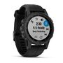 Мультиспортивные часы Garmin Fenix 5S PLUS Sapphire черные с черным ремешком (010-01987-03) #1