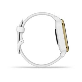 Смарт-часы Garmin Venu Sq NFC золотистый безель с белым ремешком (010-02427-11) #3