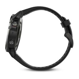 Мультиспортивные часы Garmin Fenix 5 с GPS, серые с черным ремешком и пульсометром (010-01688-30) #1