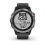 Мультиспортивные часы Garmin Fenix 6 Solar с GPS, серебристые с черным ремешком (010-02410-00) #2