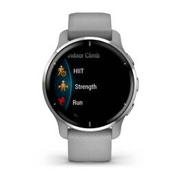 Смарт-часы Garmin Venu 2 PLUS, GPS, серые с серебр. безелем, с силиконовым ремешком (010-02496-10) #5