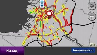 Автомобильный gps навигатор Garmin с пробками в Петербурге!