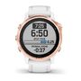Мультиспортивные часы Garmin Fenix 6S PRO с GPS, розов.золото с белым ремешком (010-02159-11) #1