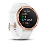 Смарт часы Garmin Vivoactive 3 розовое золото, бел.силик.ремешок ( 010-01769-07) #2