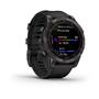Мультиспорт.часы Garmin Fenix 7 Sapphire Solar, DLC-покрытие,черные с черным ремешком (010-02540-35) #2
