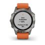 Мультиспортивные часы Garmin Fenix 6 Sapphire с GPS, титановый с оранжевым ремешком (010-02158-14) #7