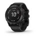 garmin fenix 6 pro часы с gps, черные с черным ремешком. Артикул: 010-02158-02