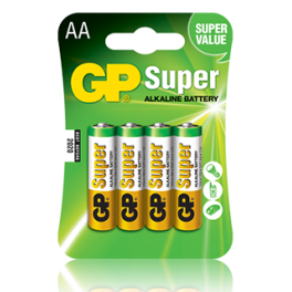 Батарейка gp lr-6 super alkaline /4 бл (цена за блистер 4шт.). Артикул: N_GP LR-6 Super Alkaline /4 бл