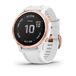 garmin fenix 6s pro часы с gps, розовое золото с белым ремешком. Артикул: 010-02159-11