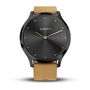 Смарт-часы garmin vivomove hr черный оникс с светло-коричневым кожаным ремешком. Артикул: 010-01850-00 Смарт-часы garmin vivomove hr черный оникс с светло-коричневым кожаным ремешком. Артикул: 010-01850-00
