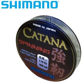 Леска shimano catana spinning 100м 0,20мм 4,2кг (catsp10020). Артикул: CATSP10020